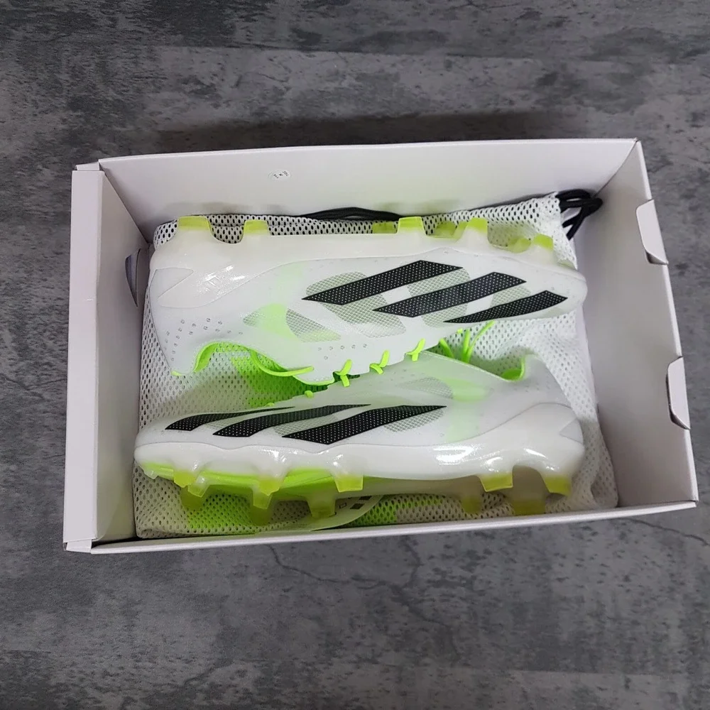 ADIDAS X CRAZYFAST+ FG Cloud Soccer Cleats Mens 12.5 White‎ Black Lemon Nby